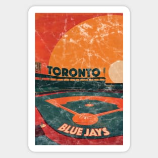 Midcentury Toronto Blue Jays Stadium Sticker